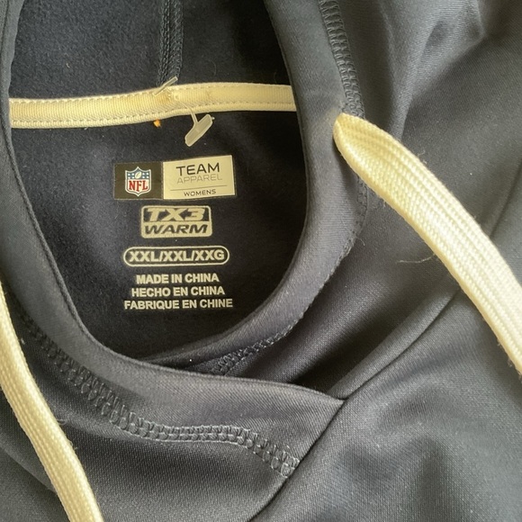 Team Apparel Los Angeles San Diego Charger Blue Hoodie Pullover Cap Hat Sz XXL - Picture 6 of 12